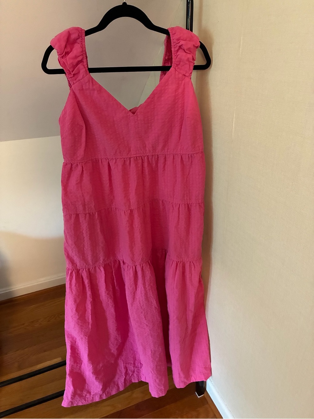 Old Navy Pink Tiered Sundress - large